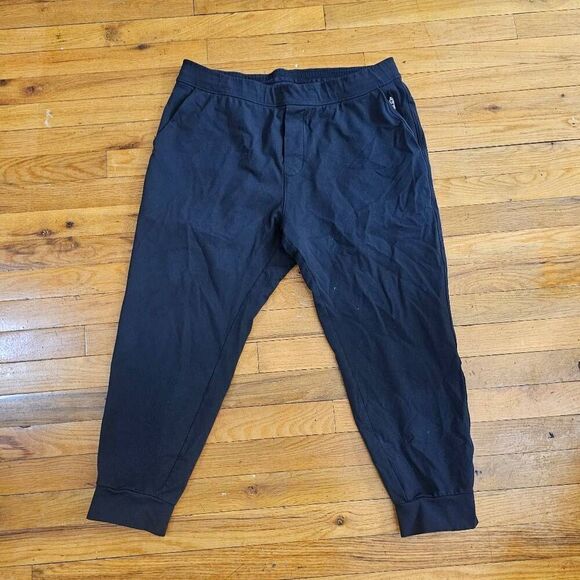 Public Rec Jogger Pants Mens 38x28 Black Stretch Performance - Picture 1 of 12